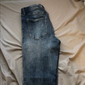 Acid wash jeans